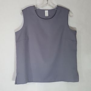 Gray Sleeveless Top
